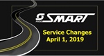 April Service Changes 
